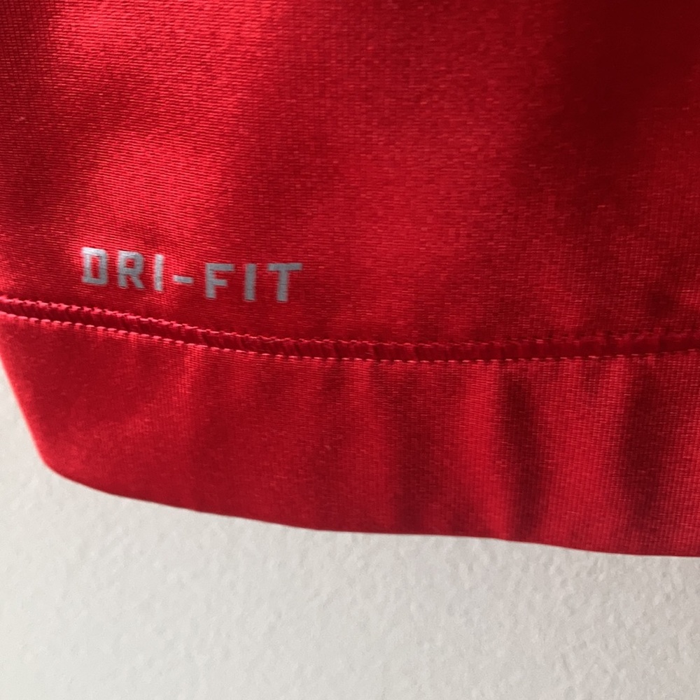 Nike Red Sports Dri Fit Workout Bra - Picture 2 of 3